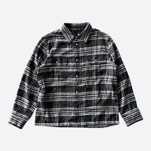 Chrome Hearts Black & Grey Plaid Flannel